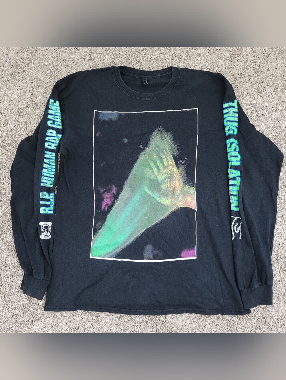 Lil Ugly Mane Mista Thug Isolation Longsleeve T Shirt Mens Large